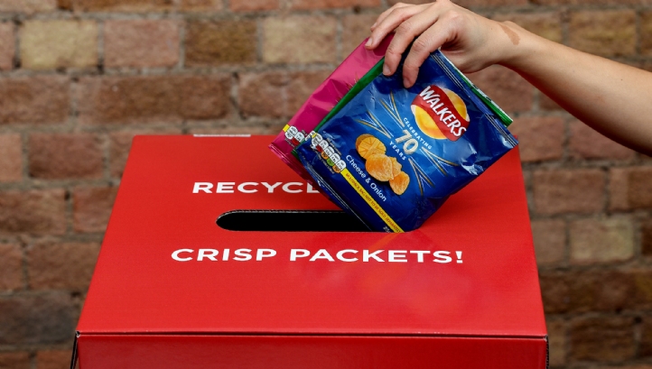 Under the scheme, packaging from all crisp brands are accepted for reprocessing 